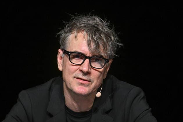 Lesung des Romanes Die Billigesser von Thomas Bernhard, durch den Schauspieler Jens Harzer, im Stadttheater Gmunden, im Rahmen der Salzkammergut Festwochen Gmunden, fotografiert am 03.08.26. Das Bild zeigt den Schauspieler Jens Harzer während seiner Lesung 2026 - Lesung des Romanes Die Billigesser von Thomas Bernhard, durch den Schauspieler Jens Harzer, im Stadttheater Gmunden, im Rahmen der Salzkammergut Festwochen Gmunden, am 03.08.26 *** Reading from the novel *Die Billigesser* by Thomas Bernhard, performed by actor Jens Harzer, at the Gmunden City Theater, as part of the Salzkammergut Festival in Gmunden, photographed on August 3, 2026. The photo shows actor Jens Harzer during his 2026 reading of Thomas Bernhard’s novel *Die Billig