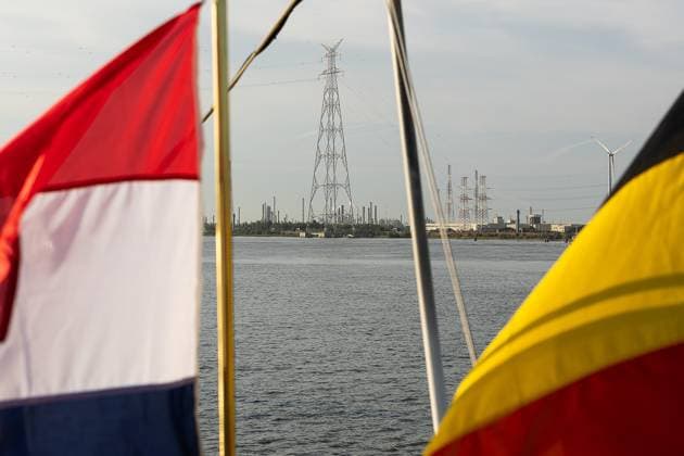 Illustration picture shows the new pilar of the BRABO III project pictured during the launch of the Brabo project and the signing of a cooperation agreement between Elia and TenneT, who both operate the electricity transmission network in Belgian and in the Netherlands, Tuesday 04 August 2026.  JAMESxARTHURxGEKIERE 182727017