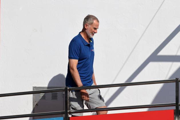 King Felipe arrives at the marina in Palma de Mallorca to participate in the Copa del Rey Mapfre King Felipe VI upon his arrival at the marina to participate in the Copa del Rey Mapfre, on August 4, 2026, in Palma de Mallorca, Spain KING REGATTAS MARINA SAILING CUP Raú Palma de Mallorca Palma de Mallorca, Spain  Copyright: xRaulxTerrelx 7701080