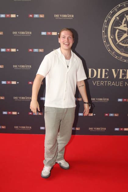 Gabriel Kelly bei der Premiere der 4. Staffel der RTL Reality-Spielshow Die Verräter - Vertraue Niemandem! im Cinenova. Köln, 03.08.2026 *** Gabriel Kelly at the premiere of Season 4 of the RTL reality game show *Die Verräter: Vertraue Niemandem* at Cinenova in Cologne, August 3, 2026 Copyright: xAgenturxMatthiasxWehnertx xM.xGränzdörferx