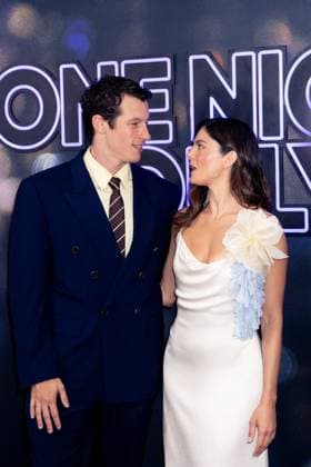 Callum Turner, Monica Barbaro at arrivals for ONE NIGHT ONLY Premiere, SVA (School for the Visual Arts) Theatre, New York, NY, August 03, 2026. Photo By: Ryan Billings Everett Collection ONE NIGHT ONLY Premiere PUBLICATIONXNOTxINxCANxCHNxFRAxITAxJPNxNORxPOLxRUSxESPxUKxUSA