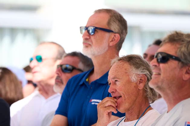 04-08-2026 King Felipe VI of Spain during 44th Copa del Rey MAPFRE Sailing Cup, day 1 in Palma, Spain . The Spanish Navy sailing yacht Hispania races in the 44th Copa del Rey MAPFRE Sailing Cup, replacing the Aifos, the yacht King Felipe VI has raced for nearly 20 years. No Spain Â  Copyright: xPPEx