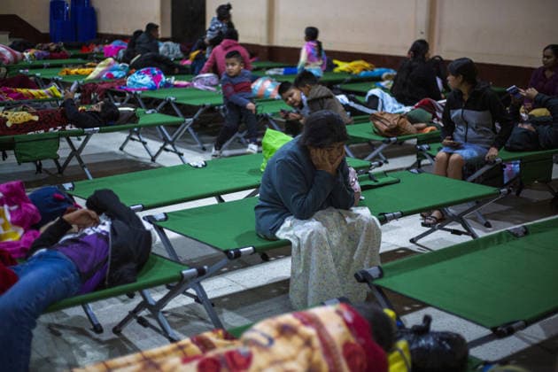 Fuego Volcano enters eruption phase in Guatemala ALOTENANGO, GUATEMALA - AUGUST 4: Residents evacuated from communities near Volcan de Fuego take shelter at the municipal shelter following the volcano s eruption and increased volcanic activity in Alotenango, Guatemala, on August 4, 2026. Josue Decavele Anadolu Alotenango Guatemala. Editorial use only. Please get in touch for any other usage.  Copyright: x2026xAnadoluxJosuexDecavelex
