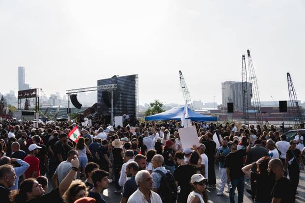 August 4, 2026, Beirut, Lebanon: BEIRUT, LEBANON Ã¢â‚¬ AUGUST 4, 2026: Families of victims gather at the Port of Beirut to mark the sixth anniversary of the Beirut port explosion. The blast, caused by the detonation of large quantities of ammonium nitrate stored at the port on August 4, 2020, killed more than 200 people, injured thousands and caused widespread destruction across the Lebanese capital. During the commemoration, relatives carried portraits of those who died and renewed calls for justice and accountability as the investigation into the explosion remains unresolved. Beirut Lebanon - ZUMAq101 20260804_zna_q101_124 Copyright: xManonxRocax