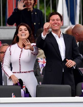 Platinum Party at Buckingham Palace Princess Eugenie and Jack Brooksbank at the Platinum Party at Buckingham Palace on June 4, 2022 as part of Queen Elizabeth II s platinum jubilee celebrations., Credit:James Veysey PA ROTA - B68 Avalon  Copyright: xJamesxVeyseyx xPAxROTAx-xB68x xAvalonx 0697028106