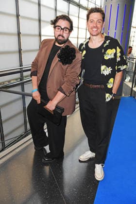 Steven Preisner, Anthony Paul bei der Premiere von SISTER ACT - DAS HIMMLISCHE MUSICAL im Bluemax Theater in Berlin am 04.08.2026 *** Steven Preisner and Anthony Paul at the premiere of SISTER ACT: THE HEAVENLY MUSICAL at the Bluemax Theater in Berlin on August 4, 2026