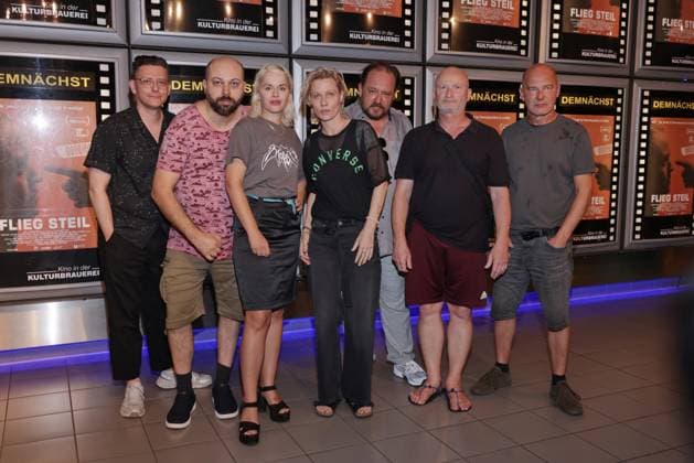Flieg Steil Rosario Bona, Tom Lass, Martina Schöne-Radunski, Lana Cooper, Andreas Anke, Peter Marty, Premiere des Films Flieg Steil im Kino in der Kulturbrauerei, Berlin Datum: 04.08.2026 *** Fly High Rosario Bona, Tom Lass, Martina Schöne Radunski, Lana Cooper, Andreas Anke, Peter Marty, Premiere of the film *Fly High* at the Kulturbrauerei cinema in Berlin, August 4, 2026 Copyright: xEventpress Kratschx