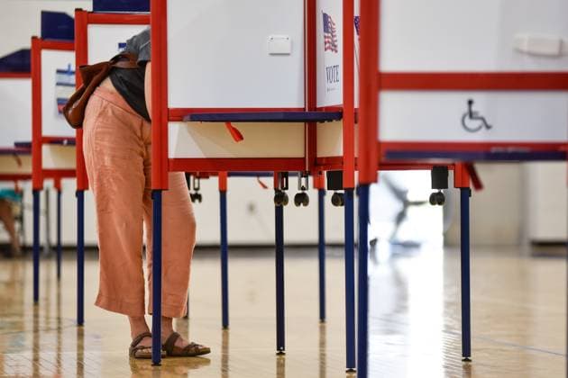 2026 Michigan primary election ROYAL OAK, MICHIGAN - AUGUST 4: Oakland County voters cast their ballots in the 2026 Michigan primary election at Royal Oak High School in Royal Oak, Michigan, United States on August 4, 2026. With 1.3 million residents in Oakland County, it becomes a crucial battleground for U.S. Senate candidates like Adbul El-Sayed and Haley Stevens. Adam J. Dewey Anadolu Michigan United States. Editorial use only. Please get in touch for any other usage.  Copyright: x2026xAnadoluxAdamxJ.xDeweyx