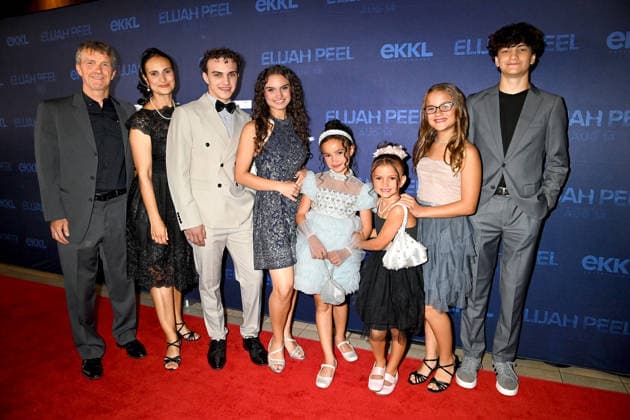˜Elijah Peel™ Special Screening Derek Kite, Valerie Kite, Jacob Gideon Kite, Shealyn Kite, Evelyn Grace Kite, Isla Jane Kite, Caroline Kite and Andrew Kite arriving to the special screening of ˜Elijah Peel™ held at the AMC Thoroughbred 20 Theatre on August 4, 2026 in Franklin, TN. Franklin AMC Thoroughbred 20 Tennessee USA Copyright: xTammiexArroyo AFF-USA.comx