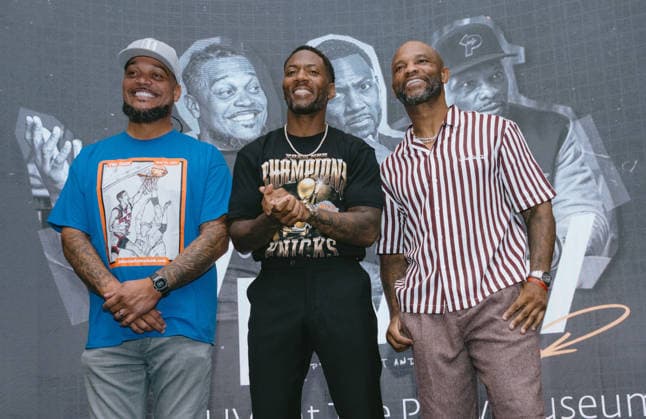 August 4, 2026, New York, Ny, United States: Channing Crowder, Ryan Clark and Fred Taylor attend The Pivot Podcast LIVE. Held at The Paley Museum in New York. Dinara Khairova Zuma Press August 4, 2026. New York United States - ZUMAp281 20260804_zea_p281_005 Copyright: xPhotoxImagexPressx
