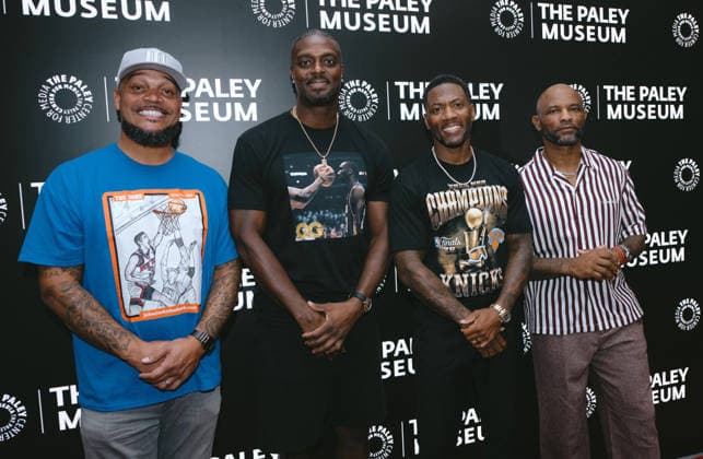 August 4, 2026, New York, Ny, United States: Channing Crowder, Plaxico Burress, Ryan Clark, and Fred Taylor attends The Pivot Podcast LIVE. Held at The Paley Museum in New York. Dinara Khairova Zuma Press August 4, 2026. New York United States - ZUMAp281 20260804_zea_p281_008 Copyright: xPhotoxImagexPressx