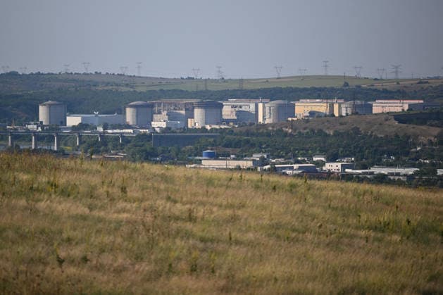 Cernavoda Nuclear Power Plant CONSTANTA, ROMANIA - AUGUST 4: A general view of the Cernavoda Nuclear Power Plant as low flow rate of the Danube River has raised the risk of a shutdown of both operating reactors in Cernavoda, Constanta, Romania, on August 4, 2026. The Cernavoda Nuclear Power Plant, Romania s only nuclear power facility, produces about 20% of the country s electricity. Alex Nicodim Anadolu Constanta Romania. Editorial use only. Please get in touch for any other usage.  Copyright: x2026xAnadoluxAlexxNicodimx