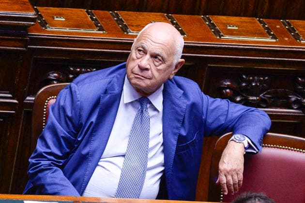 IPA87252963 - Rome, Chamber of Deputies: Statement by the Minister of the Economy on the activation of the national safeguard clause. Pictured: Giancarlo Giorgetti  Copyright: xSTEFANOxCAROFEIx xSTEFANOxCAROFEIx xFOTOGRAMMAx 87252963