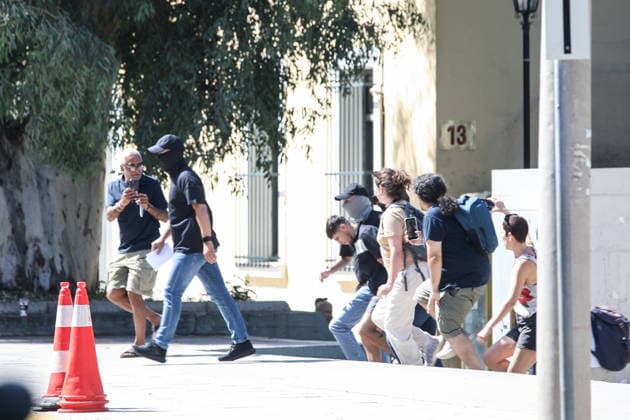 Sharif Ahmadzai arriving at court in Athens 05.08.2026. Sharif Ahmadzai arriving at court in Athens , Greece  Copyright: xDimitrisxKapantaisx NINTCHDBPICT001099511823