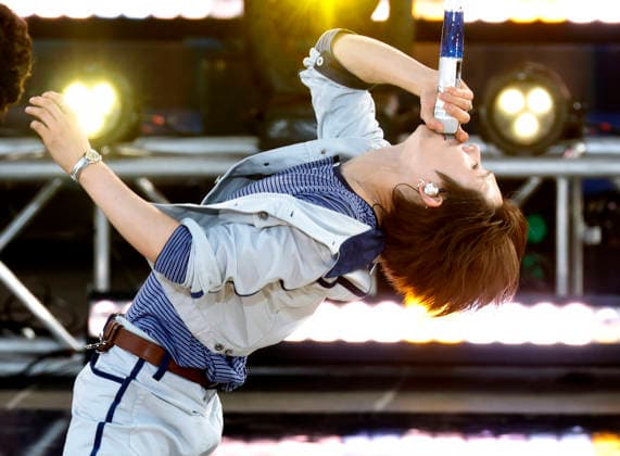 South Korean singer and songwriter Yeonjun performs at the Good Morning America 2026 Summer Concert Series at the Rumsey Playfield SummerStage in Central Park in New York City on Wednesday, August 5, 2026.  NYP20260805126 JOHNxANGELILLO