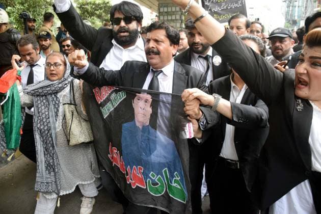 August 5, 2026, Pakistan: Pakistan Tehreek-e-Insaf Leaders and Activists Protest for Release of PTI Founder Imran Khan in Lahore on August 5, 2026. Pakistan  - ZUMAas3_ 20260805_zaf_as3_028 Copyright: xPPIx