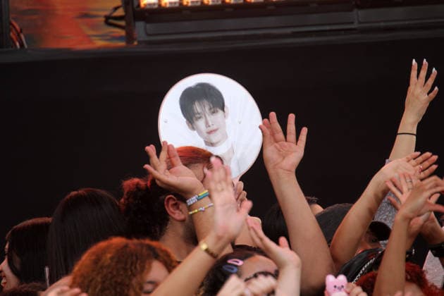 August 5, 2026, Manhattan, New York, USA: New York, New York August 5, 2026. Tomorrow X Singer YeonJun perform in Central Park for The Good Morning America Concert series. Manhattan USA - ZUMAct2_ 20260805_faf_ct2_030 Copyright: xBrucexCotlerx