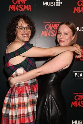 Celebrities attend the New York special screening of Teenage Sex and Death at Camp Miasma at Metrograph Featuring: Jane Schoenbrun and Hannah Einbinder Where: New York, New York, United States When: 05 Aug 2026 Credit: Dave Allocca Starpix INSTARimages EDITORIAL USE ONLY. NOT FOR USE BY NEWSPAPERS BASED IN THE UK. Copyright: xDavexAlloccax xStarpixx instar55900187
