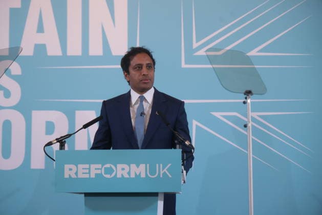 . 06 08 2026. London, United Kingdom. Reform UK Press Conference Westminster. Reform UK hold press conference in Westminster with Zia Yusuf.  xMartynxWheatleyx xi-Imagesx IIM-26938-0002