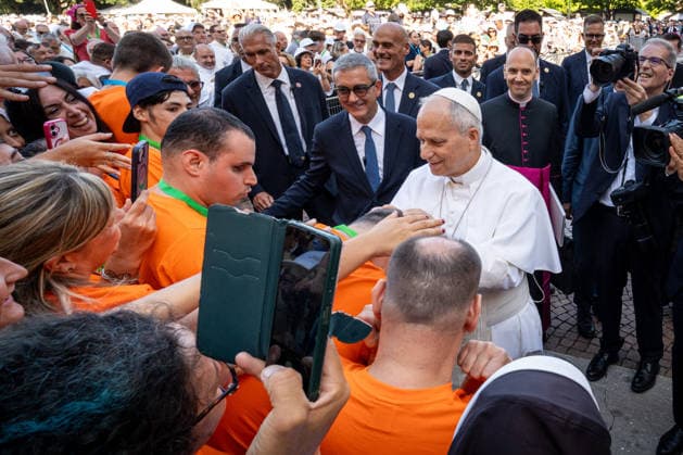 Pope Leo XIV leads a holy mass at Santa Maria degli Angeli Basilica during a pastoral visit in Assisi, Italy, on 06 August 2026. Pope Leo XIV leads a holy mass at Santa Maria degli Angeli Basilica during a pastoral visit in Assisi, Italy, on 06 August 2026., Credit:Stefano Costantino TTL Stefano Costantino Avalon Italy, Assisi  Copyright: xStefanoxCostantinoxTTLx xStefanoxCostantinox xAvalonx 1120996271