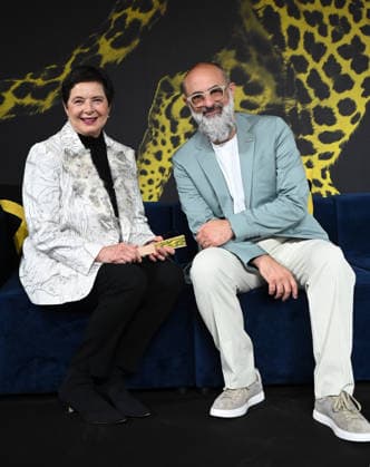 IPA87278450 - Locarno, Switzerland Locarno Film Festival 2026 Isabella Rossellini at the Excellence Award photocall In the photo: Isabella Rossellini and Giona Nazzaro, artistic director of the LFF  Copyright: xNickxZonnax xNickxZonnax 87278450