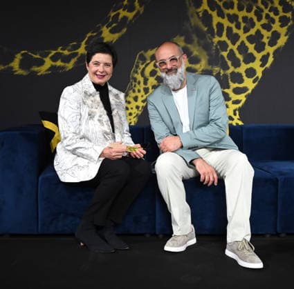 IPA87278451 - Locarno, Switzerland Locarno Film Festival 2026 Isabella Rossellini at the Excellence Award photocall In the photo: Isabella Rossellini and Giona Nazzaro, artistic director of the LFF  Copyright: xNickxZonnax xNickxZonnax 87278451
