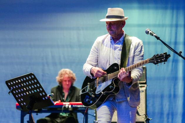 A concert by the German band Einsturzende Neubauten at the Pop Messe music festival on August 6, 2026, Brno, Czech Republic. (CTKxPhoto RichardxSkoumal) CTKPhotoP2026080607649  CTKPhotoP2026080607649