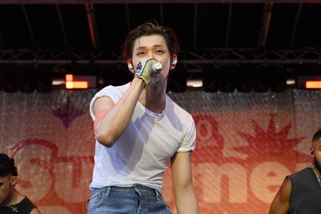 Artists Perform At Z100 Summer Bash 2026 Yeonjun performs at Z100 Summer Bash 2026 at Hudson Yards in New York, New York, United States on Thursday, August 6, 2026. Choi Yeon-jun, known as Yeonjun, is a South Korean singer, songwriter, and member of the K-pop boy band Tomorrow X Together (TXT). Photo by Kyle Mazza CNP ABACAPRESS.COM New York New York United States  Copyright: xCNP ABACAx