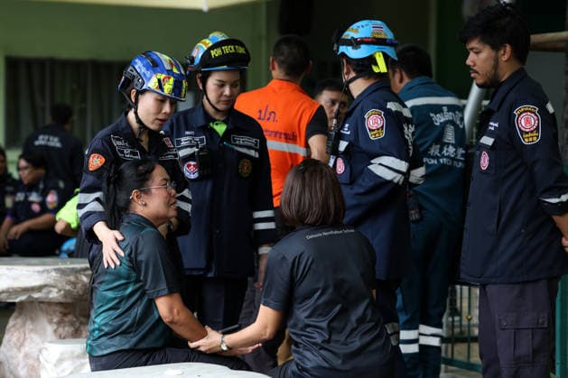 Death toll rises to 7 in Thailand school shooting: Local media BANGKOK, THAILAND - AUGUST 7: People react on the site of a shooting at Debsirin Nonthaburi School in Bang Kruai district, Nonthaburi province, north of Bangkok, Thailand on August 7, 2026. Valeria Mongelli Anadolu Bangkok Thailand. Editorial use only. Please get in touch for any other usage.  Copyright: x2026xAnadoluxValeriaxMongellix