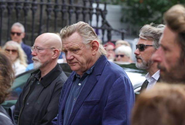 The funeral of Brenda Fricker in Dublin 06.08.2026. The funeral of Brenda Fricker in Dublin. Brendan Gleeson.  Copyright: xGaryxAshex NINTCHDBPICT001099704418