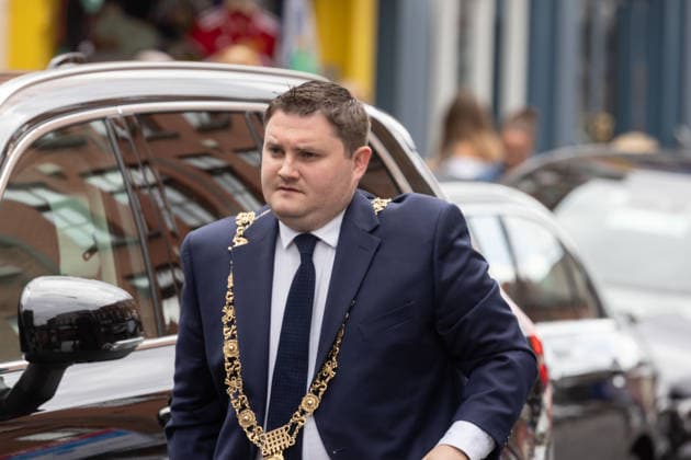 The funeral of Brenda Fricker in Dublin 06.08.2026. The funeral of Brenda Fricker in Dublin. Dublin Lord Mayor Daryl Barron.  Copyright: xGaryxAshex NINTCHDBPICT001099704432