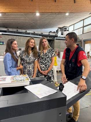 Spanish Queen Letizia and Princess Leonor and Sofia during visit Esment foundation in Mallorca on Friday, 7 August 2026. Cordon Press 
