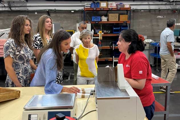 Spanish Queen Letizia and Princess Leonor and Sofia during visit Esment foundation in Mallorca on Friday, 7 August 2026. Cordon Press 