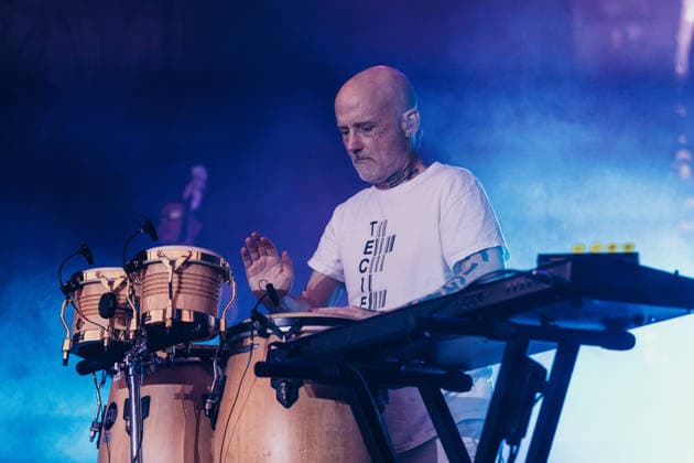06.08.2026, Tartu. Moby performed a live show at the Tartu Song Festival Grounds, celebrating the 25th anniversary of his iconic album Play. Photo: Dmitri Kotjuh Järva Teataja Tartu Tartumaa Estonia 2DK06AUG26F036  Copyright: xDmitrixKotjuhx Moby