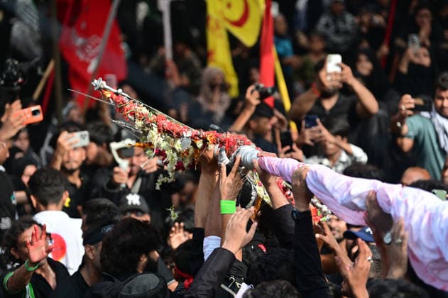 August 7, 2026, Prayagraj, Uttar Pradesh, India: Prayagraj: Muslims take part in 72 Taboot procession following Muharram month, in Prayagraj on Friday, August 7, 2026. Prayagraj India  - ZUMAv115 20260807_zap_v115_043 Copyright: xPrabhatxKumarxVermax