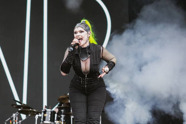 Skynd performing live at Bloodstock 2026 Skynd Ronnie James Dio Stage Bloodstock 2026 Catton Hall & Park Friday 7th August, Credit:Justine Louise Avalon  Copyright: xJustinexLouisex xAvalonx 1121277545