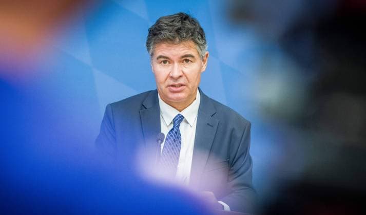 News Bilder des Tages August 11, 2026, Munich, Bavaria, Germany: Bavarian Secret Service President MANFRED HAUSER. The Bavarian Verfassungsschutz (Secret Service, Office for the Protection of the Constitution) released its half-year report detailing the current threats to Bavaria and the country. The latest threats includes upticks in espionage, saboteurs, Islamist extremism and terror, as well as movements that seek to split society. Recent cases, such as the CSD attack in Berlin and the drone with explosives found at a Leipzig airport, have raised alert and readiness levels against all threats. Munich Germany  - ZUMAb160 20260811_abp_b160_004 Copyright: xSachellexBabbarx