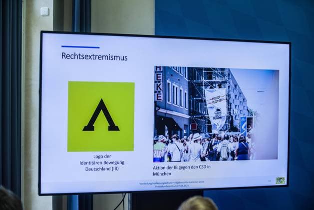 August 11, 2026, Munich, Bavaria, Germany: The Bavarian Verfassungsschutz (Secret Service, Office for the Protection of the Constitution) released its half-year report detailing the current threats to Bavaria and the country. The latest threats includes upticks in espionage, saboteurs, Islamist extremism and terror, as well as movements that seek to split society. Recent cases, such as the CSD attack in Berlin and the drone with explosives found at a Leipzig airport, have raised alert and readiness levels against all threats. Munich Germany  - ZUMAb160 20260811_abp_b160_008 Copyright: xSachellexBabbarx