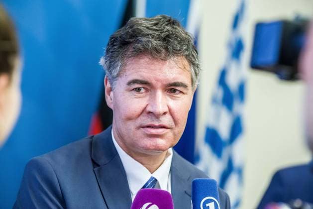 August 11, 2026, Munich, Bavaria, Germany: Bavarian Secret Service President MANFRED HAUSER. The Bavarian Verfassungsschutz (Secret Service, Office for the Protection of the Constitution) released its half-year report detailing the current threats to Bavaria and the country. The latest threats includes upticks in espionage, saboteurs, Islamist extremism and terror, as well as movements that seek to split society. Recent cases, such as the CSD attack in Berlin and the drone with explosives found at a Leipzig airport, have raised alert and readiness levels against all threats. Munich Germany - ZUMAb160 20260811_abp_b160_045 Copyright: xSachellexBabbarx