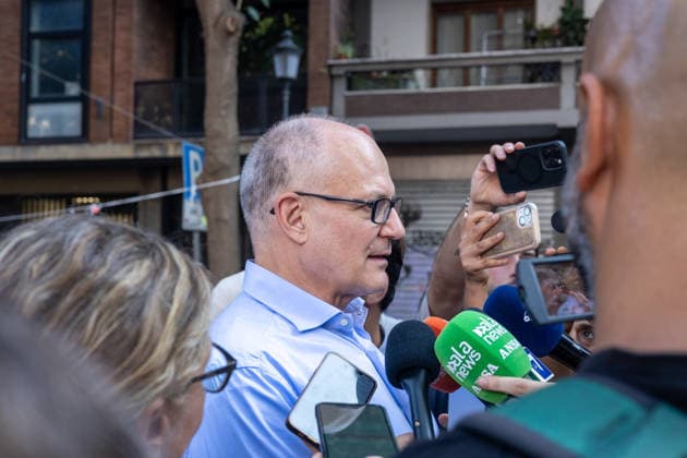 News - Spin Time, permanent presidium outside the evicted social center, 7 august 2026 Spin time, public assembly August 7, 2026, the mayor of Rome Gualtieri takes the floor in the assembly Rome Spin Time social center Italy Copyright: xMattiaxDavidxRinaldix xLiveMediax LPN_2595321