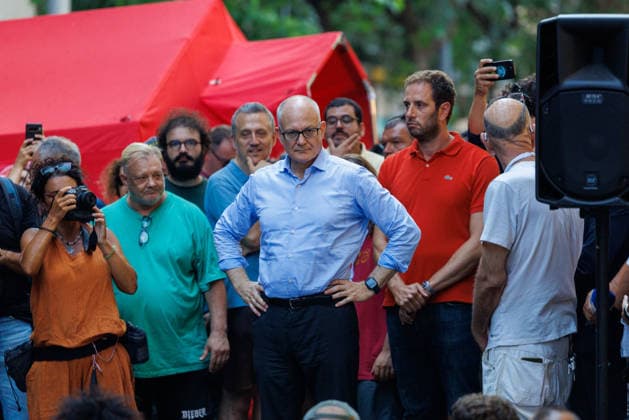 August 7, 2026, Rome, Roma, Italy: Mayor Roberto Gualtieri participates in the public meeting of Spin Time Rome, 07 08 26 Rome Italy  - ZUMAa289 20260807_zia_a289_013 Copyright: xFrancescoxFotiax xAgfx