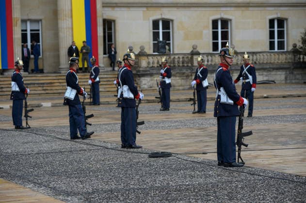 August 7, 2026, Bogota, Bogota D.C, Colombia: Colombian left-wing president Gustavo Petro (2022-2026) leaves the presidential palace Palacio de Narino ahead of the inauguration of president-elect Abelardo De la Espriella on August 7, 2026 in Bogota, Colombia. Bogota Colombia  - ZUMAvp1_ 20260807_zia_vp1_008 Copyright: xSebastianxBarrosx