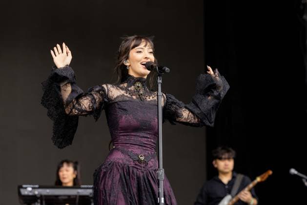 August 7, 2026, San Francisco, California, USA: Canadian singer FAOUZIA (FAOUZIA OUIHYA) during Outside Lands Music Festival in San Francisco, California San Francisco USA  - ZUMAs135 20260807_zap_s135_019 Copyright: xDanielxDeSloverx