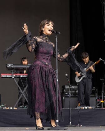 August 7, 2026, San Francisco, California, USA: Canadian singer FAOUZIA (FAOUZIA OUIHYA) during Outside Lands Music Festival in San Francisco, California San Francisco USA  - ZUMAs135 20260807_zap_s135_021 Copyright: xDanielxDeSloverx