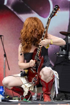 August 7, 2026, San Francisco, California, USA: ELEANOR LIVINGINSTON of Die Spitz during Outside Lands Music Festival in San Francisco, California San Francisco USA  - ZUMAs135 20260807_zap_s135_078 Copyright: xDanielxDeSloverx