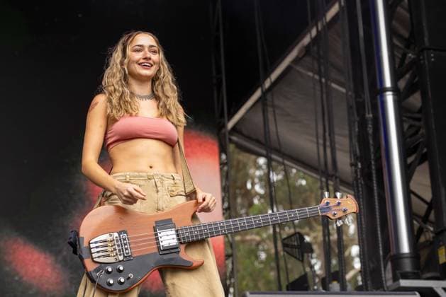 August 7, 2026, San Francisco, California, USA: KATE HALTER of Die Spitz during Outside Lands Music Festival in San Francisco, California San Francisco USA  - ZUMAs135 20260807_zap_s135_072 Copyright: xDanielxDeSloverx