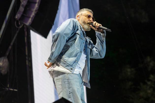 Sido performt auf der Bühne beim Taubertal-Festival 2026 in Rothenburg ob der Tauber, Deutschland, am 7. August 2026. *** Sido performs on stage at the Taubertal Festival 2026 in Rothenburg ob der Tauber, Germany, on August 7, 2026 Copyright: HMBxMedia xHeikoxBecker