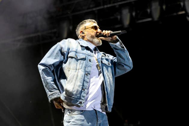 Sido performt auf der Bühne beim Taubertal-Festival 2026 in Rothenburg ob der Tauber, Deutschland, am 7. August 2026. *** Sido performs on stage at the Taubertal Festival 2026 in Rothenburg ob der Tauber, Germany, on August 7, 2026 Copyright: HMBxMedia xHeikoxBecker
