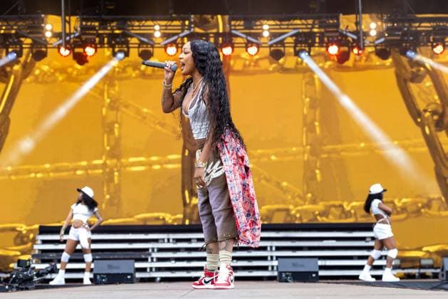 August 7, 2026, San Francisco, California, USA: Rapper GLORILLA (GLORIA WOODS) during Outside Lands Music Festival in San Francisco, California San Francisco USA  - ZUMAs135 20260807_zap_s135_126 Copyright: xDanielxDeSloverx