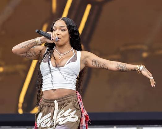 August 7, 2026, San Francisco, California, USA: Rapper GLORILLA (GLORIA WOODS) during Outside Lands Music Festival in San Francisco, California San Francisco USA  - ZUMAs135 20260807_zap_s135_132 Copyright: xDanielxDeSloverx
